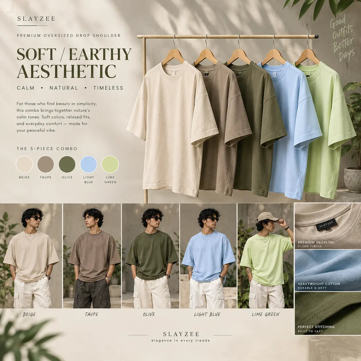 The Earthtone Edit ( 5 PCS )