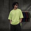 Solid Lime Green dropshoulder